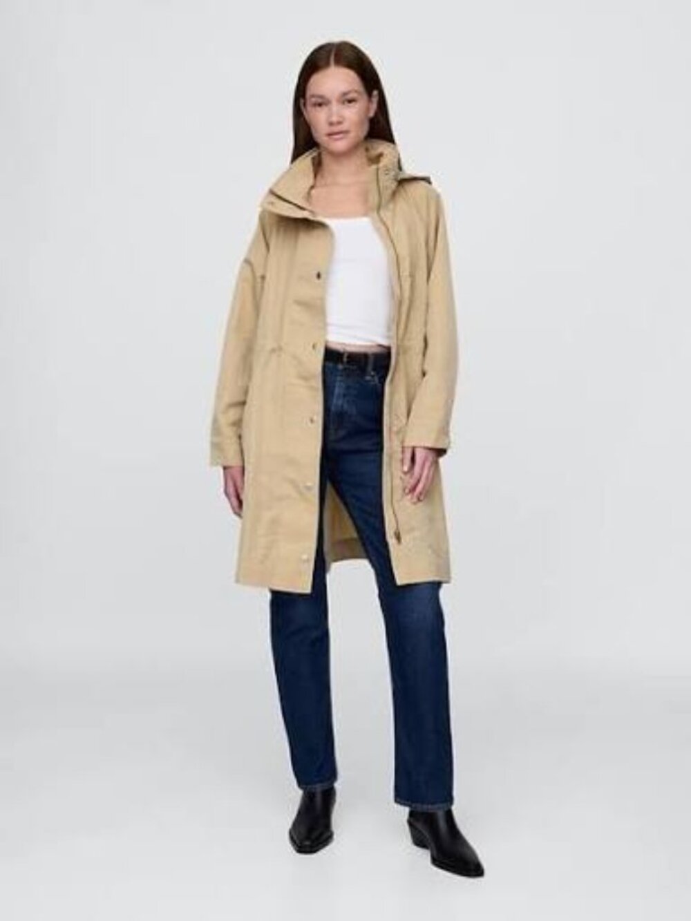 Gap Oversized Nylon Parka